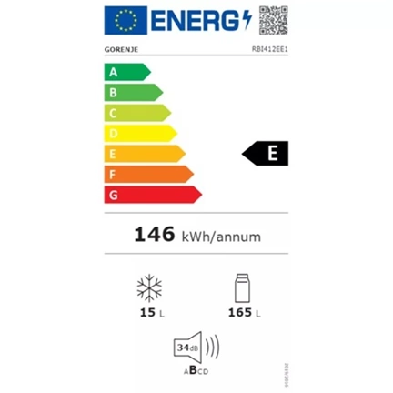 Gorenje RBI412EE1 beépíthető hűtő