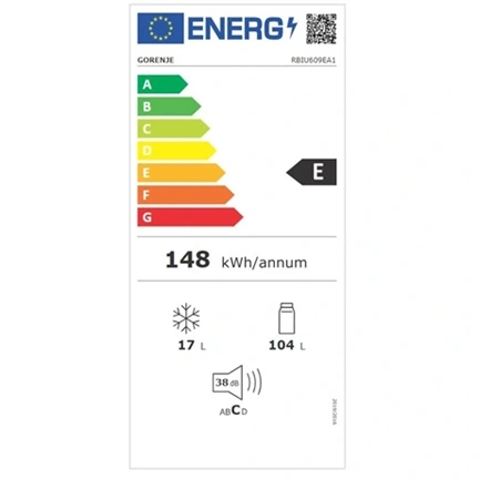 Gorenje RBIU609EA1 pult alá építhető hűtő
