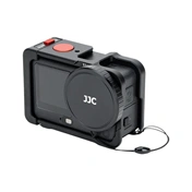 JJC LRR-OA6K2 Szilikon objektívvédő gyűrű és objektívsapka-készlet DJI Osmo Action 6-hoz