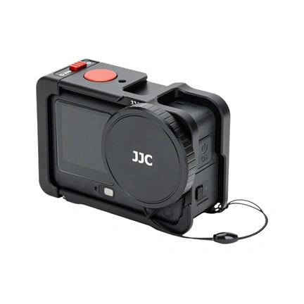 JJC LRR-OA6K2 Szilikon objektívvédő gyűrű és objektívsapka-készlet DJI Osmo Action 6-hoz