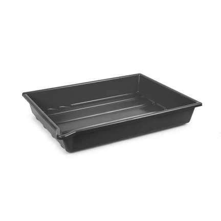KAISER Lab Tray, 20 x 25 cm (7,9 x 9,8"), black 4157