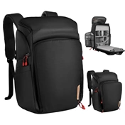 K&F Concept Alpha Air fotós hátizsák 25L, fekete piros