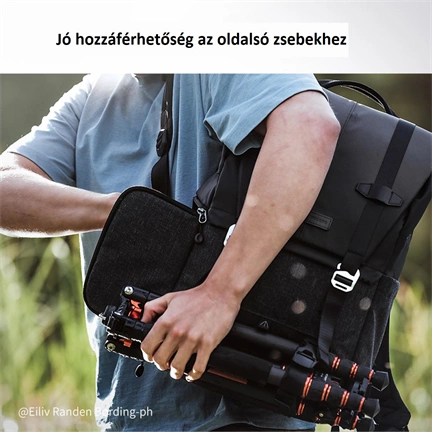K&F Concept Beta fotós hátizsák - 20 literes, fekete-szürke