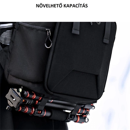 K&F Concept Beta fotós hátizsák - 25 literes, vízálló, fekete