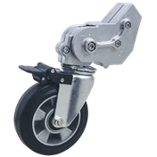 KUPO KC-160 160MM CASTER WITH BRAKE SET OF THREE