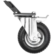 KUPO KC-215S 215MM CASTER WITH BRAKE 25MM SQUARE ADAPTER SET OF THREE