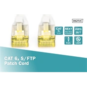 Kábel DIGITUS Professional CAT6A S/FTP patch 7m szürke