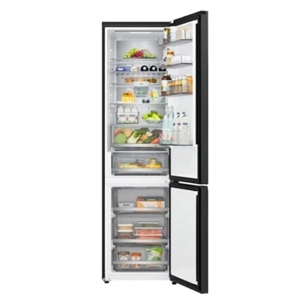 LG GBBS726CEV alulfagyasztós hűtőszekrény - DoorCooling+ és ThinQ technológia, 375L kapacitás, fekete