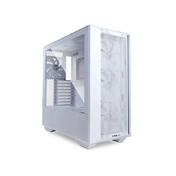 Lian Li Lancool III számítógépház - E-ATX, edzett üveg, 4db 140mm-es PWM ventilátor, fehér