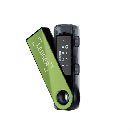 Ledger Nano S Plus - Crypto Hardware Wallet, Oxidate Green