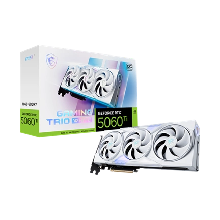 MSI GeForce RTX 5060 Ti 16G Gaming Trio OC White videokártya