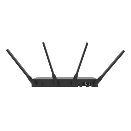 MikroTik RB4011IGS+5HACQ2HND-IN 10port GbE LAN, 1xSFP+ port, wireless külső antennával