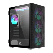 Montech X3 Mesh Midi-Tower, RGB, Tempered Glass - fekete