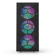 Montech X3 Mesh Midi-Tower, RGB, Tempered Glass - fekete
