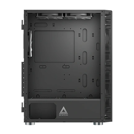 Montech X3 Mesh Midi-Tower, RGB, Tempered Glass - fekete