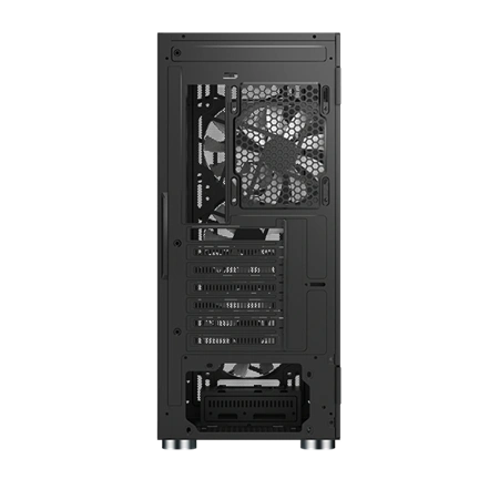 Montech X3 Mesh Midi-Tower, RGB, Tempered Glass - fekete