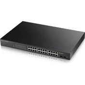 NET ZYXEL GS1900-24HP menedzselhető rack switch