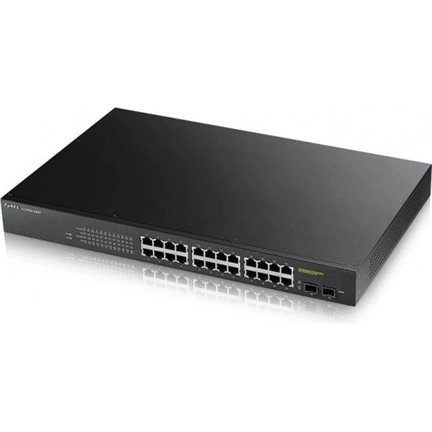 NET ZYXEL GS1900-24HP menedzselhető rack switch