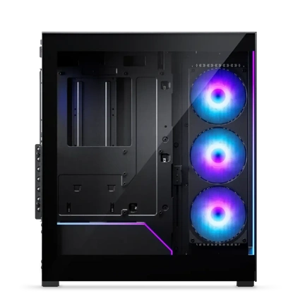 Phanteks NV5X számítógépház - E-ATX, edzett üveg, 4db S25 ARGB ventilátor, fekete