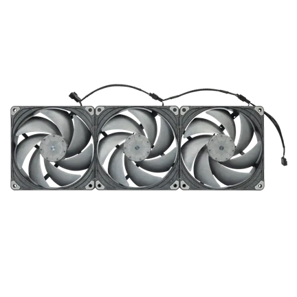 Phanteks T30-140 rendszerhűtő - 140mm, PWM, 1200-2500rpm, 44,3dBA, fekete