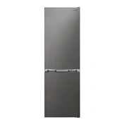 SHARP SJ-NBA11DMXPE-EU szabadonálló, alulfagyasztós, kétajtós hűtőszekrény, E osztály, 330L, inox
