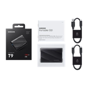 Samsung Külső SSD 2TB - MU-PG2T0B/EU (T9 external, USB 3.2 Gen 2x2, 2TB)