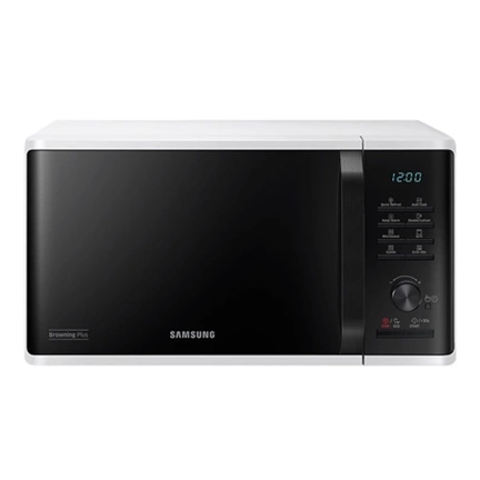 Samsung MG23K3515AW/EO grill szabadonálló mikrohullámú sütő Browning Plus funkcióval 23L – fehér