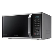 Samsung MG23K3575AS/EO Szabadonálló grill mikrohullámú sütő Heat Wave grillrendszerrel 23 L – ezüst