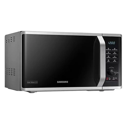 Samsung MG23K3575AS/EO Szabadonálló grill mikrohullámú sütő Heat Wave grillrendszerrel 23 L – ezüst