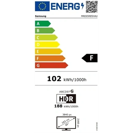 Samsung MRE65R85HAUXXH Micro RGB 4K UHD Smart TV, 165 cm