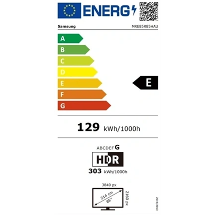 Samsung MRE85R85HAUXXH Micro RGB 4K UHD Smart TV, 215 cm
