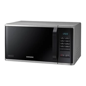 Samsung MS23K3513AS/EO szabadonálló solo mikrohullámú sütő gyors kiolvasztás funkcióval 23 L – ezüst