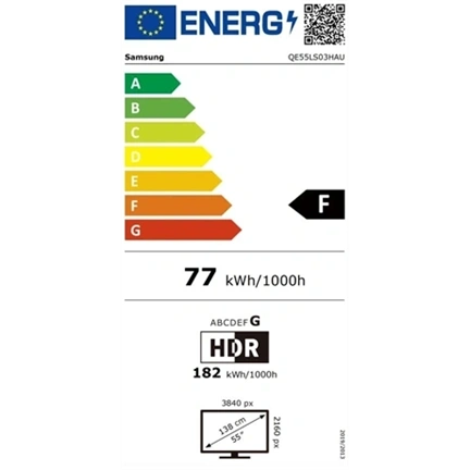 Samsung QE55LS03HAUXXH Frame 4K UHD Smart TV, 139 cm