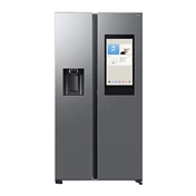 Samsung RS90F66BETEO Side-by-Side hűtőszekrény Family Hubbal 614 L, matt metál