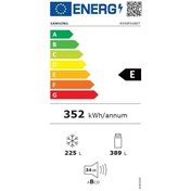 Samsung RS90F66BETEO Side-by-Side hűtőszekrény Family Hubbal 614 L, matt metál