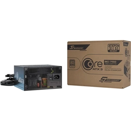 Seasonic Core BC tápegység - 80Plus Bronze, ATX 3.1, PCIe 5.1, 750W