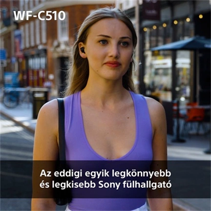 Sony WF-C510 fülhallgató - vezeték nélküli, kék