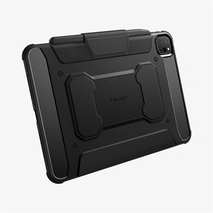 Spigen Rugged Armor Pro iPad Pro 11” (2024) ütésálló tok - fekete