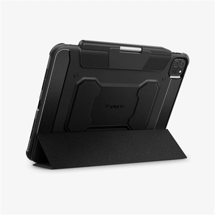 Spigen Rugged Armor Pro iPad Pro 11” (2024) ütésálló tok - fekete