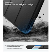 Spigen Rugged Armor Pro iPad Pro 11” (2024) ütésálló tok - fekete
