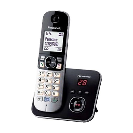TEL PANASONIC KX-TG6821PDB DECT fekete