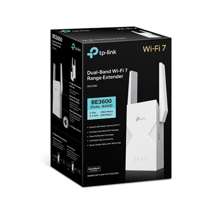 TP-Link RE235BE - BE3600 Dual-Band Wi-Fi 7 Range Extender