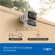 TP-Link Tapo C575D kültéri, két objektíves, Pan/Tilt biztonsági kamera