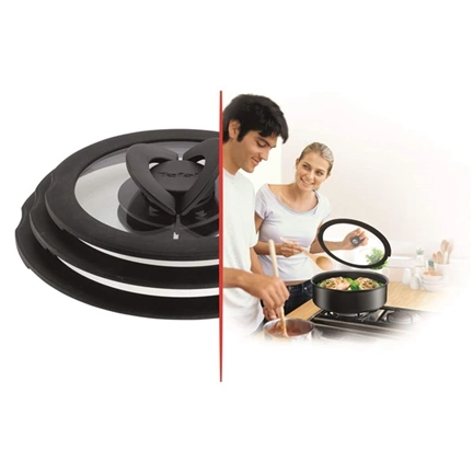 Tefal L9846553 Ingenio üveg fedő 24 cm