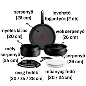 Tefal P0029053 INGENIO Expertise 12 db-os szett