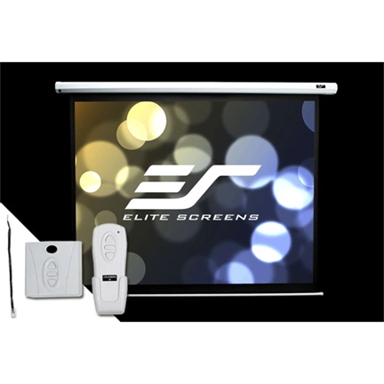 VÁSZON ELITESCREEN Electric100V Motoros Fali Távirányítóval